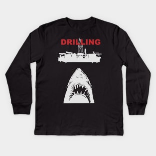 Drilling Kids Long Sleeve T-Shirt